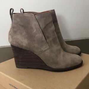 Lucky Brand wedge booties